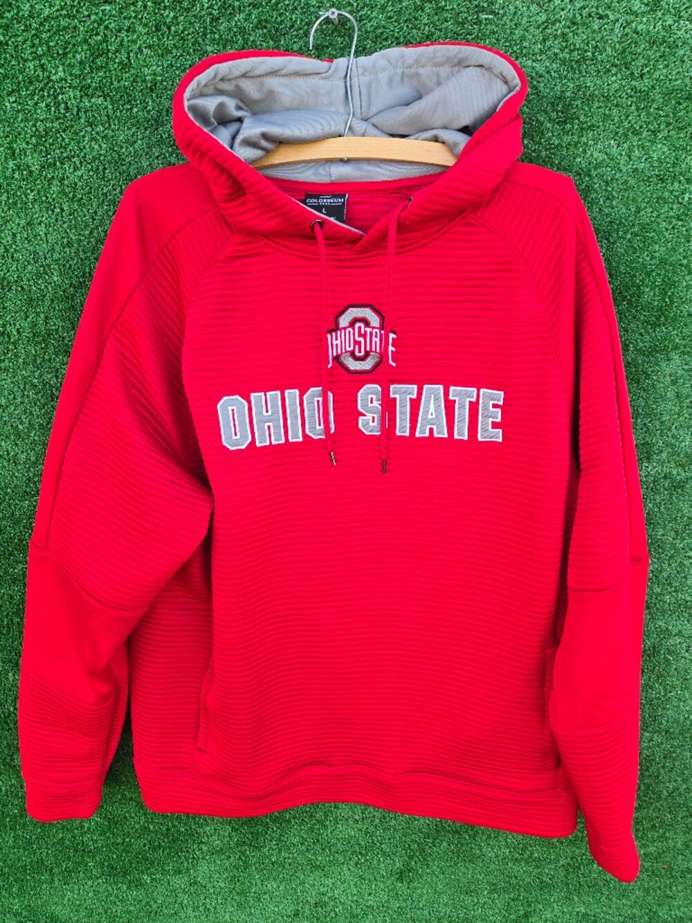 The Ohio State Buckeyes ribbed lined pullover hoodie sweatshirt
